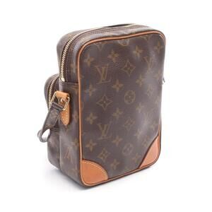 Louis Vuitton Monogram Brown Amazon Canvas Leather Bag Shoulder